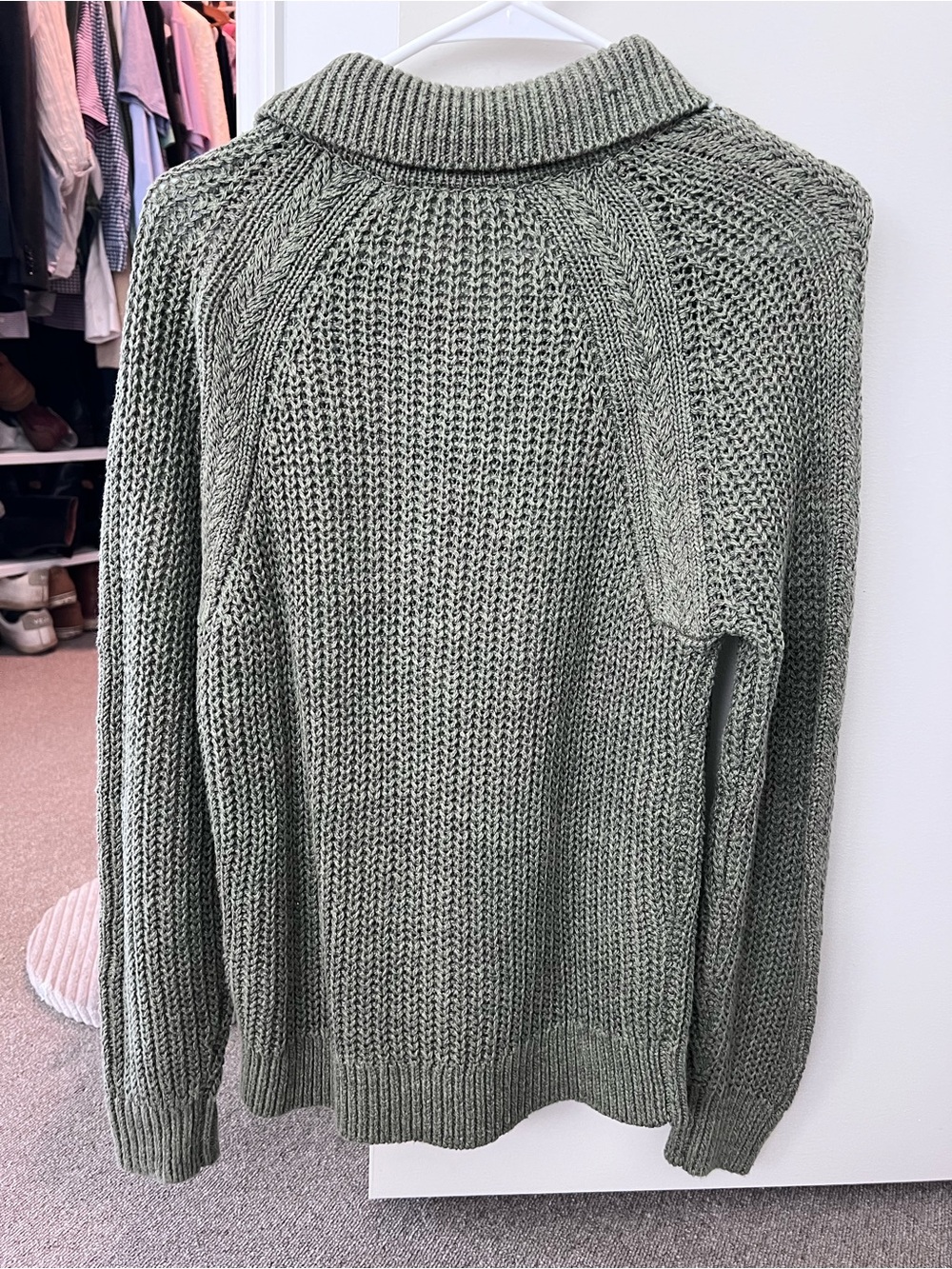 Garnet Hill Maren Linen & Organic Cotton Cardigan - Picture 3 of 5